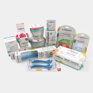 11 PCs Cuddles Set Baby Gift Basket | Blue