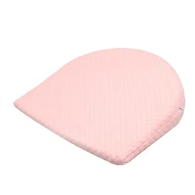 2# pink Anti-spitting milk baby triangle slope pillow, memory foam baby feeding pillow AZ19897