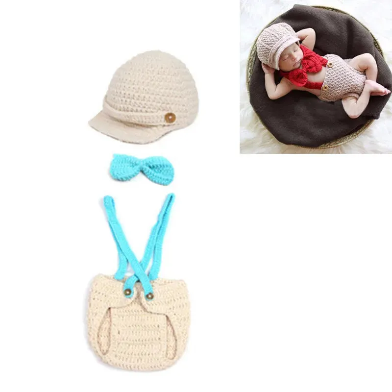 26 Styles Handmade Baby Photo Shoot Outfit Cute Animal Crochet, Handmade Knit Costume Accessories Newborn Photography Props