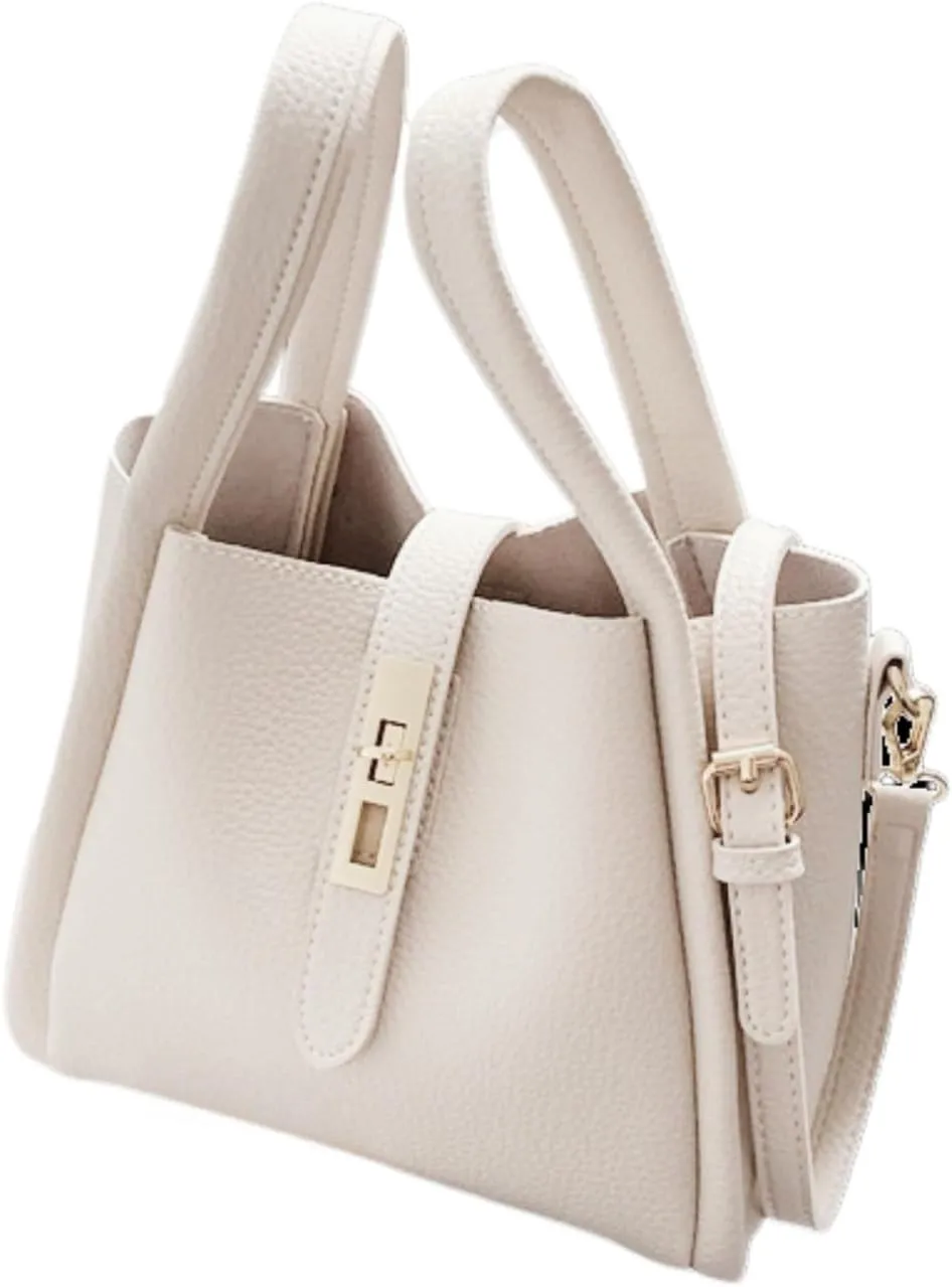 2Pcs Bucket Bags for Women PU Leather Bucket Handbag Work Bucket Tote Bag Trendy Vintage Bucket Shoulder Bag