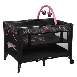 3D Ultra Baby Play Yard with Bassinet and Toy Bar - Modern Minnie