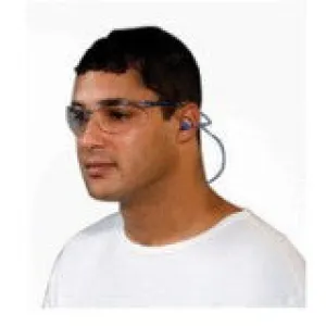 3M Virtua Sport CCS Safety Glasses With Black Frame, Gray Polycarbonate Hard Coat Lens And Corded Earplug Control System (CSS)