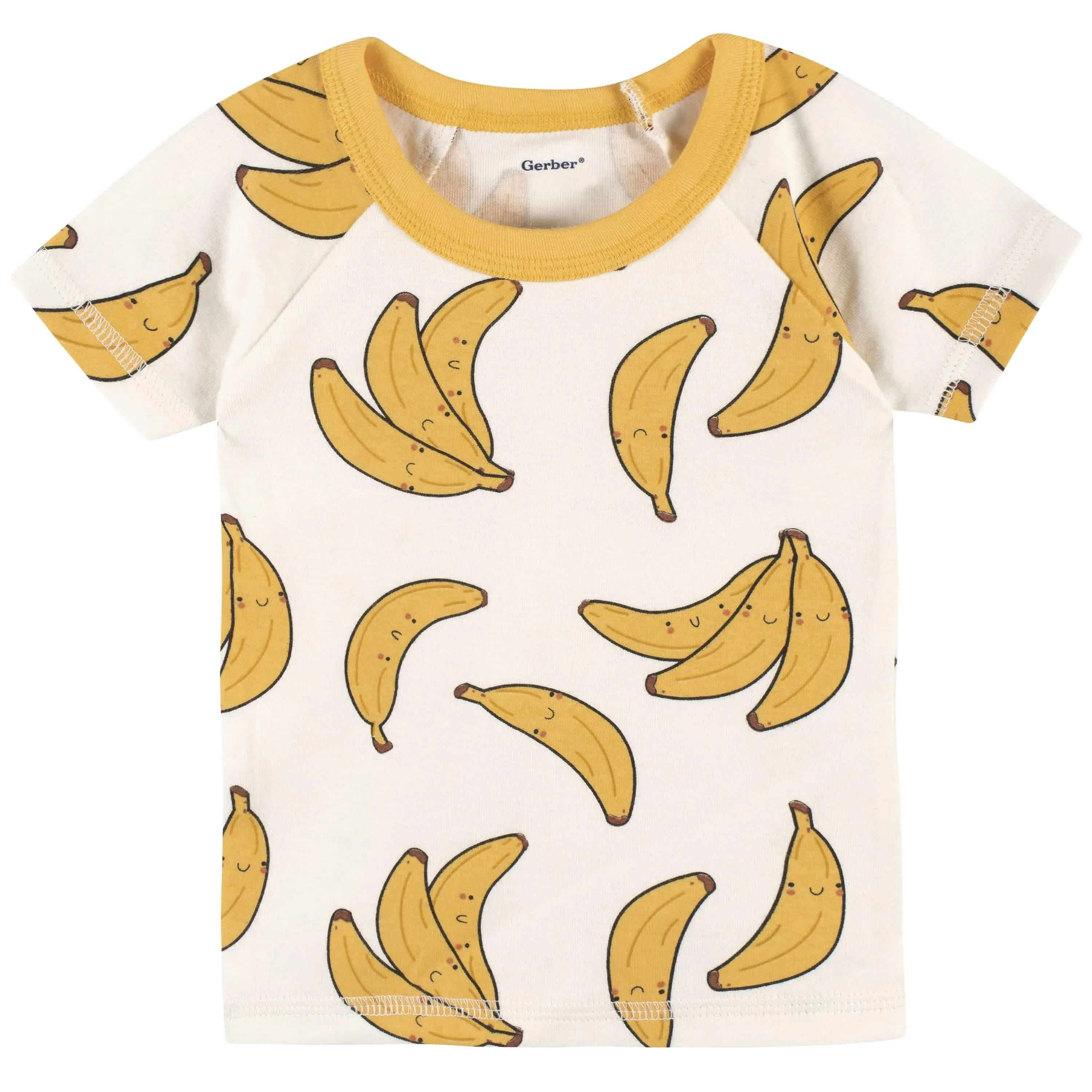 4-Piece Baby & Toddler Bananas Snug Fit Cotton Pajamas