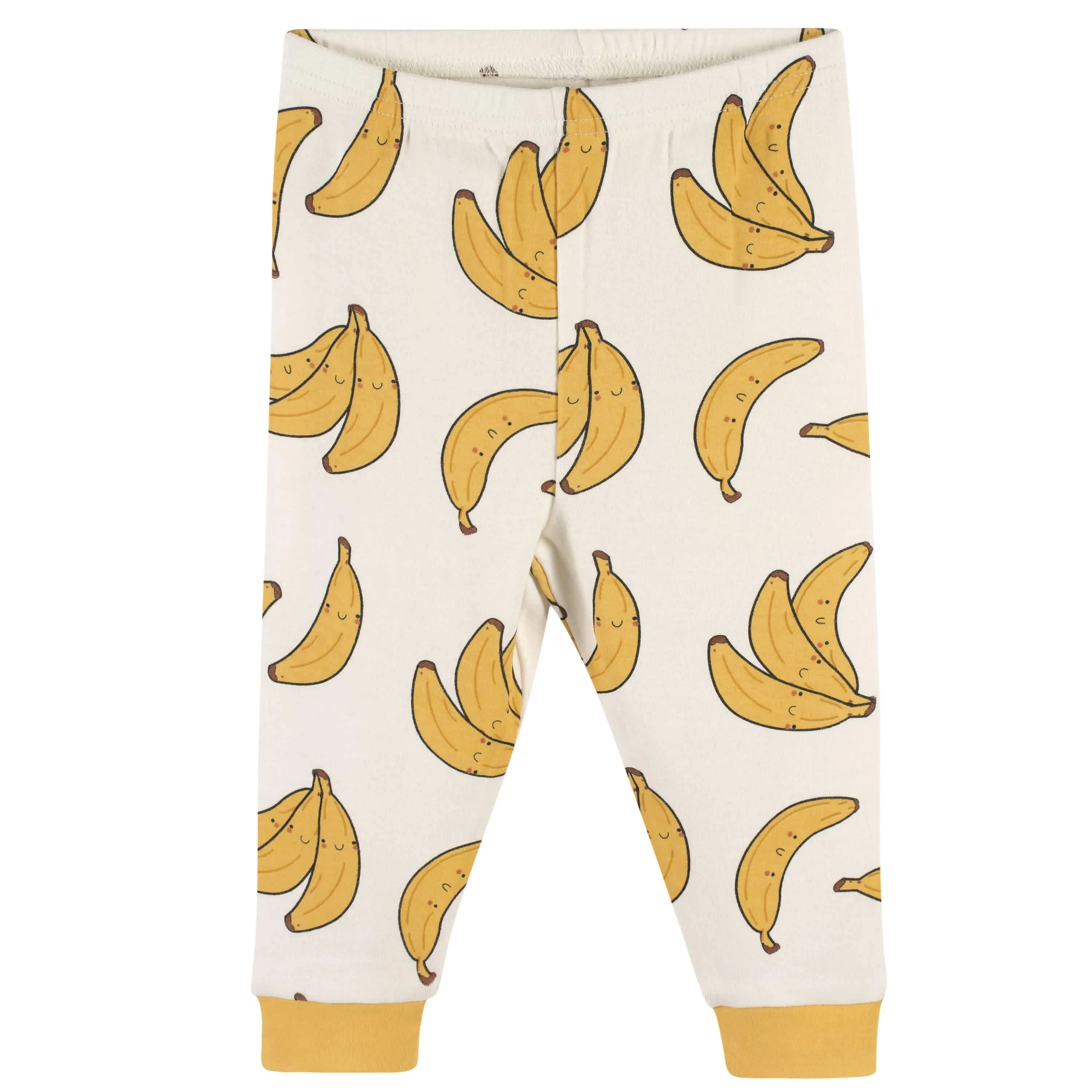 4-Piece Baby & Toddler Bananas Snug Fit Cotton Pajamas