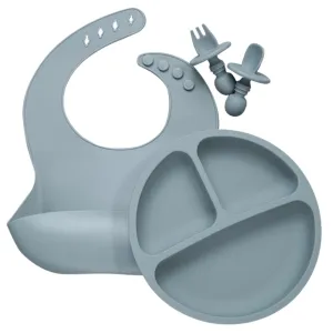 4 Piece Silicone Feeding Set