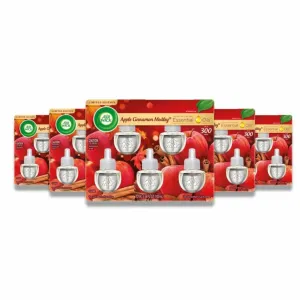Air Wick - Scented Oil, Apple Cinnamon Medley - 3.38 Oz - 5 Pack (5 Ct Each)