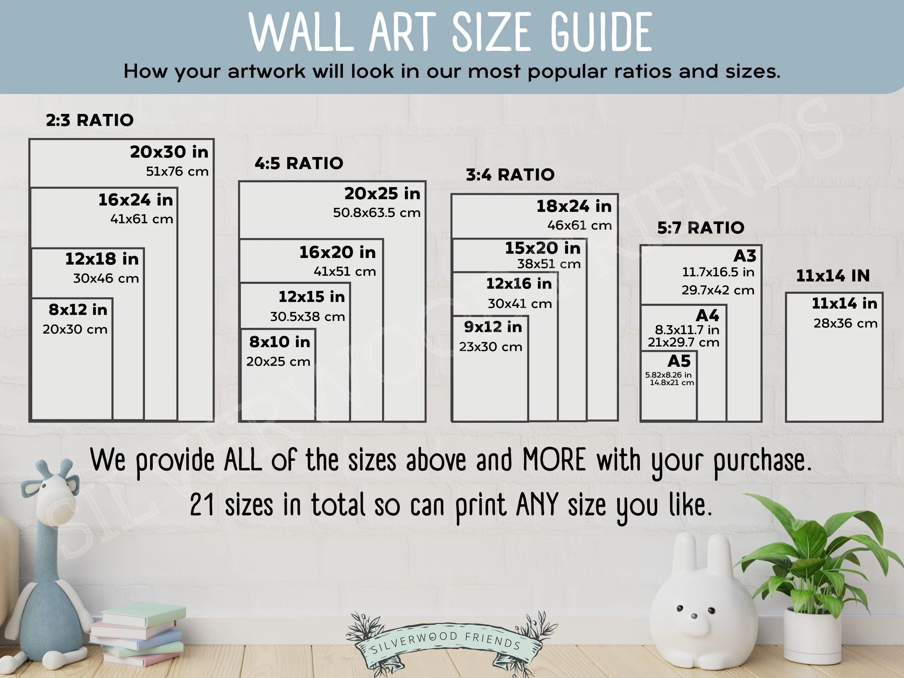 Baby Brown Bear Nursery Prints