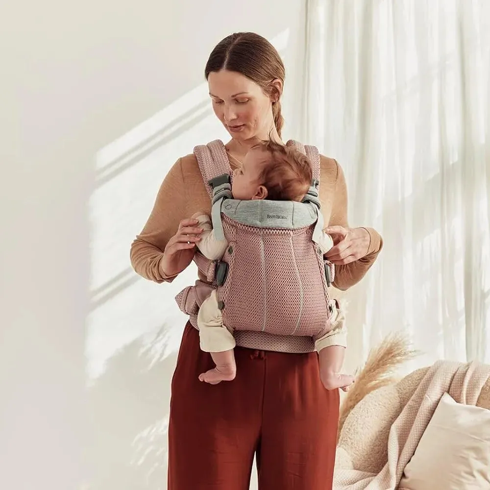 Baby Carrier Harmony, 3D Mesh - Dusty Pink   Cover