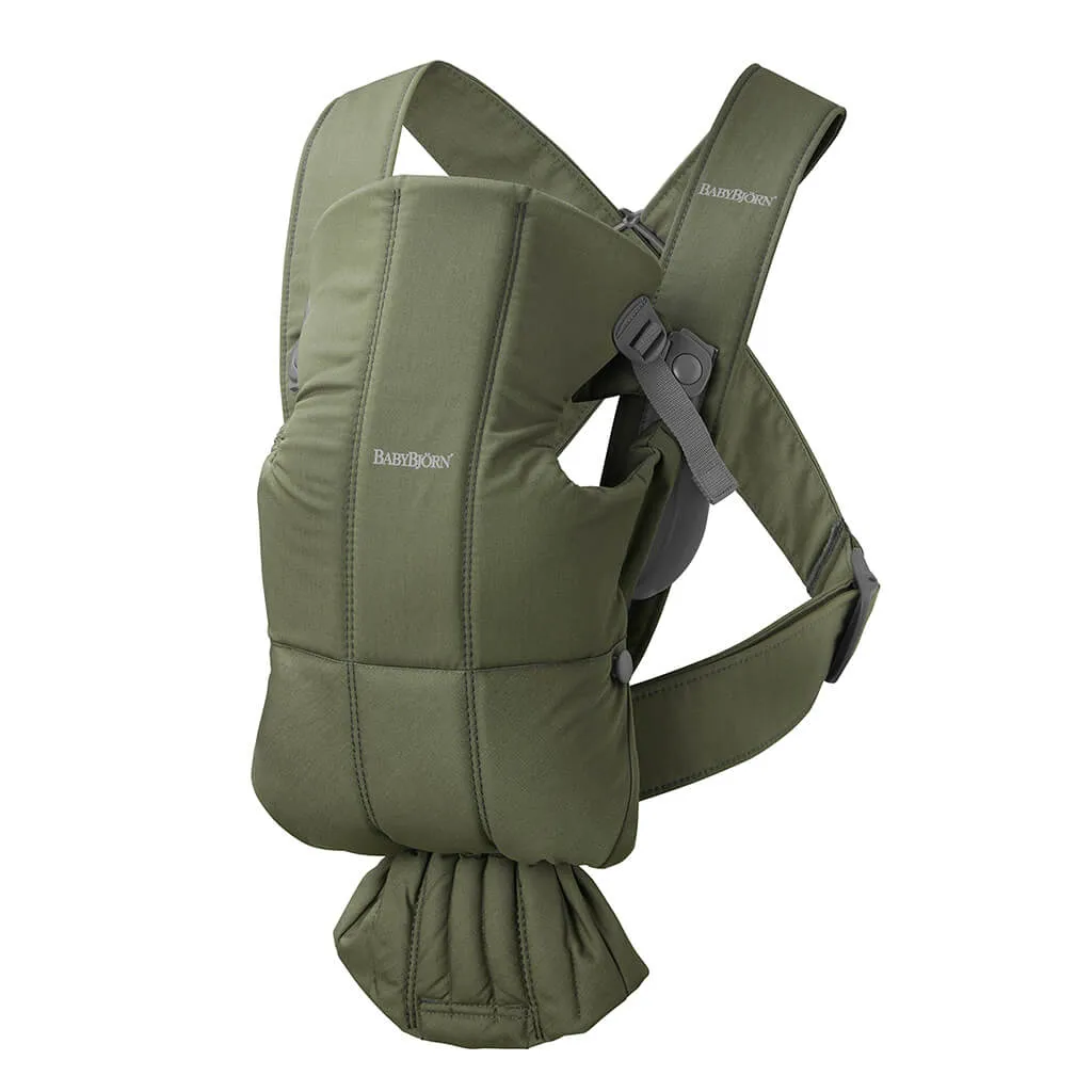 BabyBjorn Carrier Mini Woven Dark Green