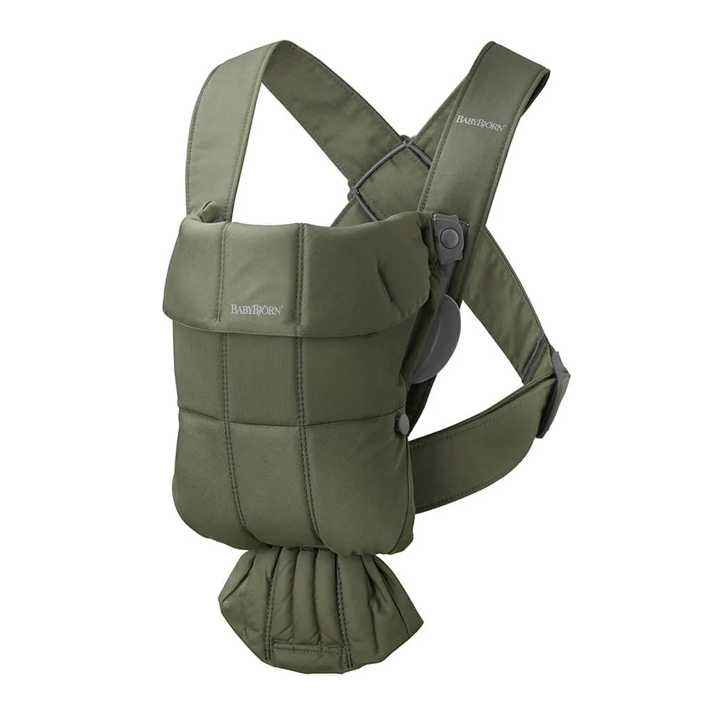 BabyBjorn Carrier Mini Woven Dark Green