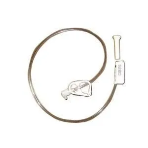 Bard Button Continuous Feeding Tube with 90 deg Adapter 28Fr x 24" L Shaft, Pediatric and Adult, Nonsterile, Low Profile, Nonobtrusive, 1 Count