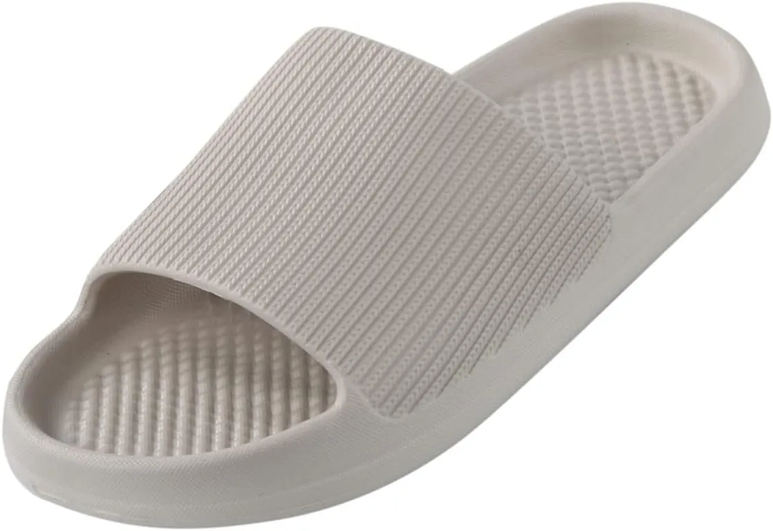 Bath Slippers Women's Slippers with Arch Support Shower Shoes Quick Drying Sandals Indoor and Outdoor