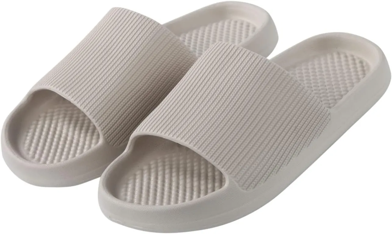 Bath Slippers Women's Slippers with Arch Support Shower Shoes Quick Drying Sandals Indoor and Outdoor
