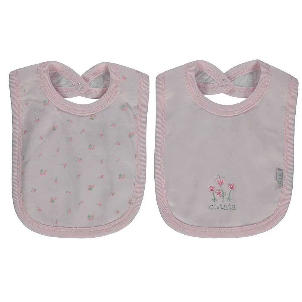 Bebetto Bibs Waterproof Back Pink 2-Pack