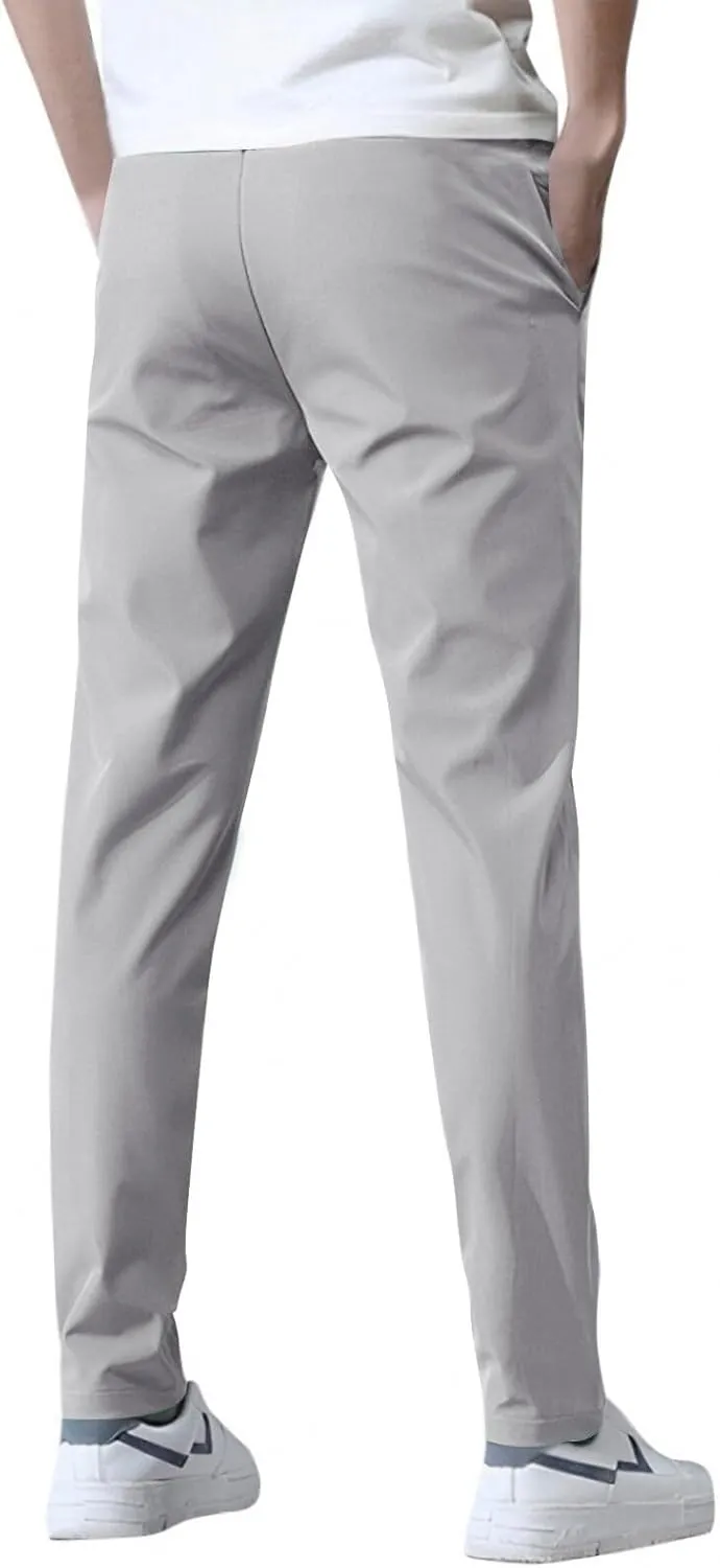 Bevawear Glide Pants Mens Quick Dry Breathable Athletic Pants Stretch Waterproof Active Hiking Lightweight Trousers