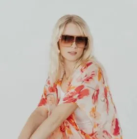 Beverly Oversized Sunglasses - Blush