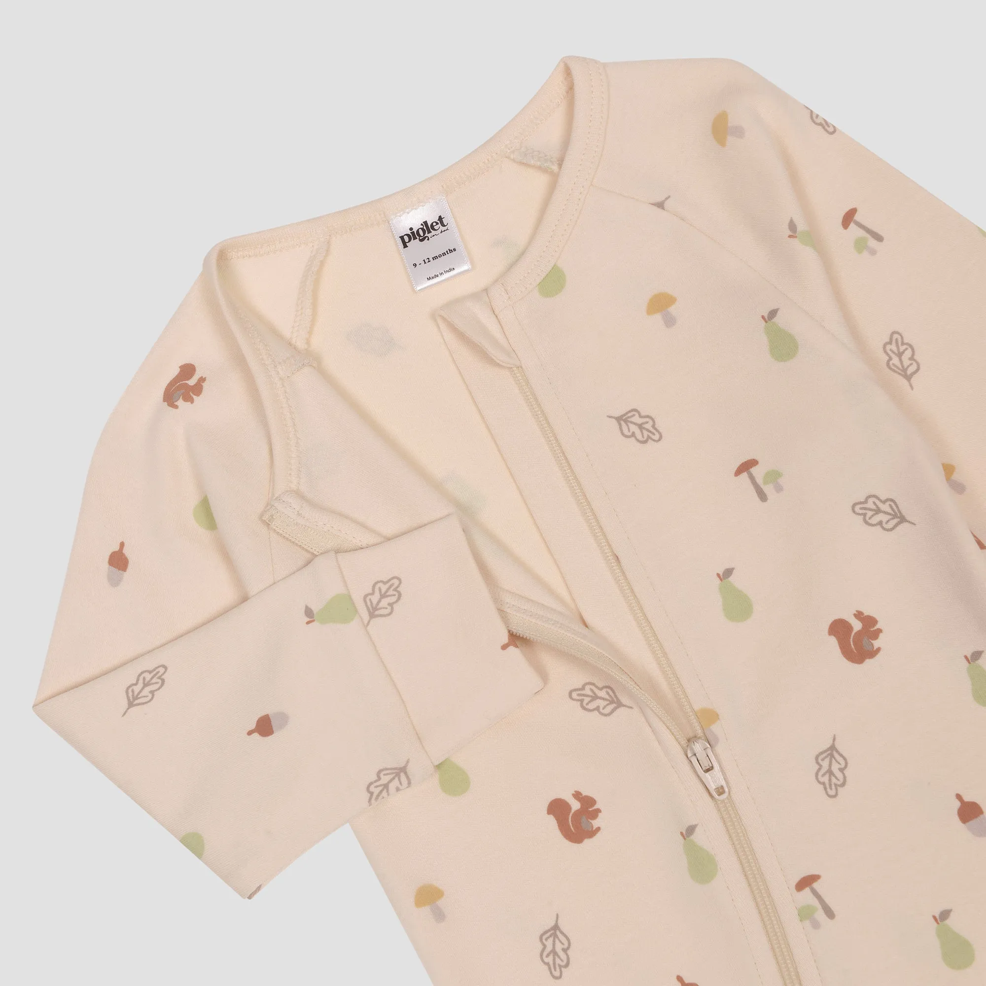 Chalk Long Sleeve Sleepsuit