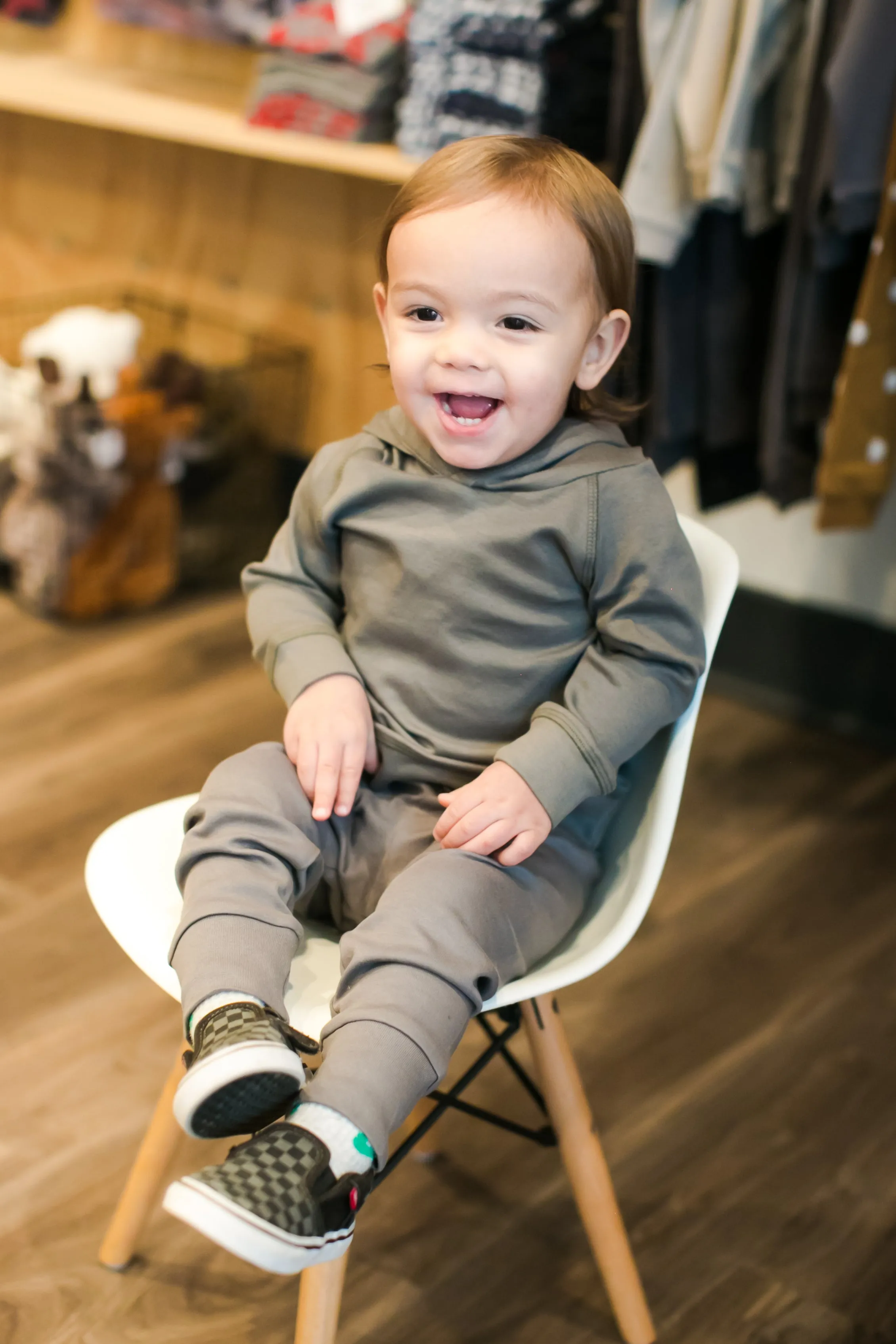 Colored Organics - Cruz Jogger in Pewter (0-3mo)