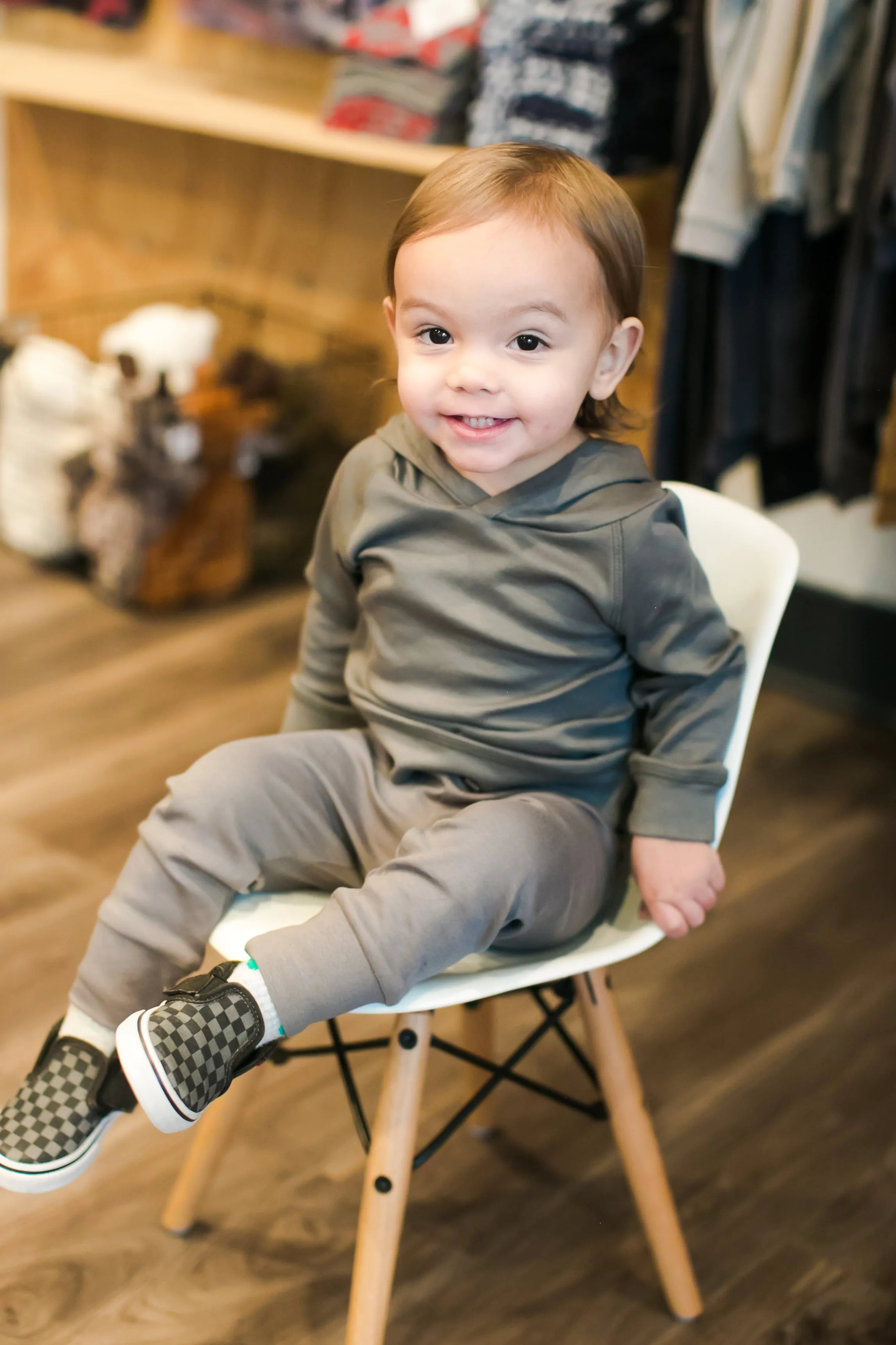 Colored Organics - Cruz Jogger in Pewter (0-3mo)