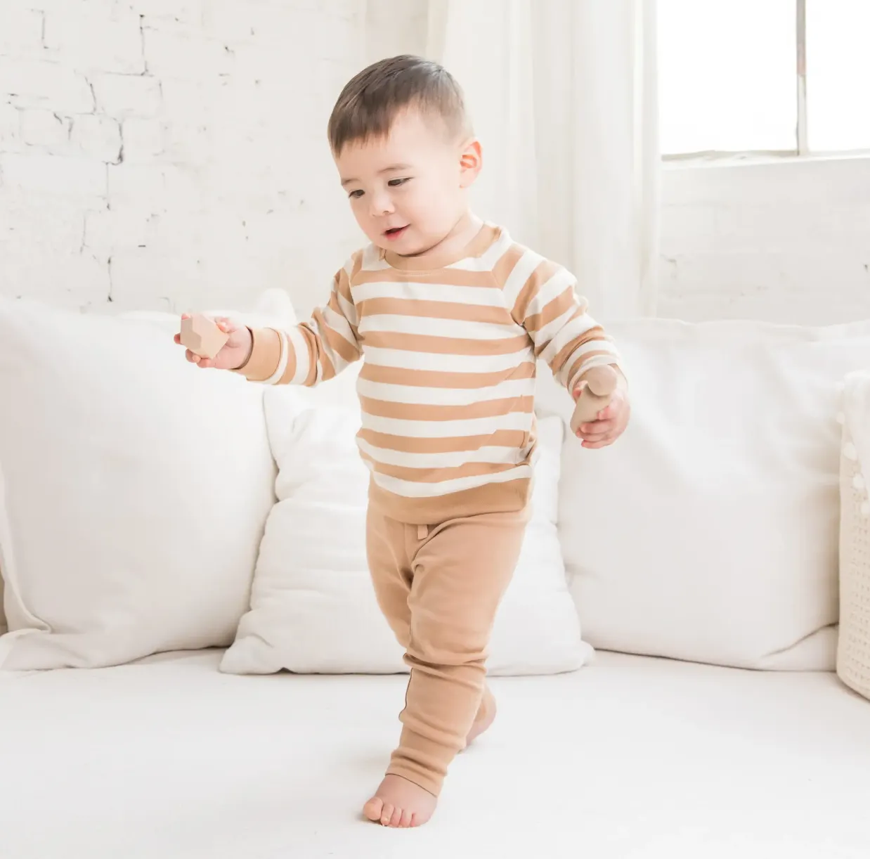 Colored Organics - Cruz Jogger in Tan