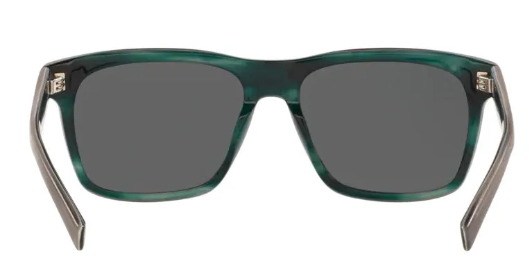 Costa Del Mar Aransas Matte Storm Gray Frame  - Gray Silver Mirror 580 Glass Lens - Polarized Sunglasses