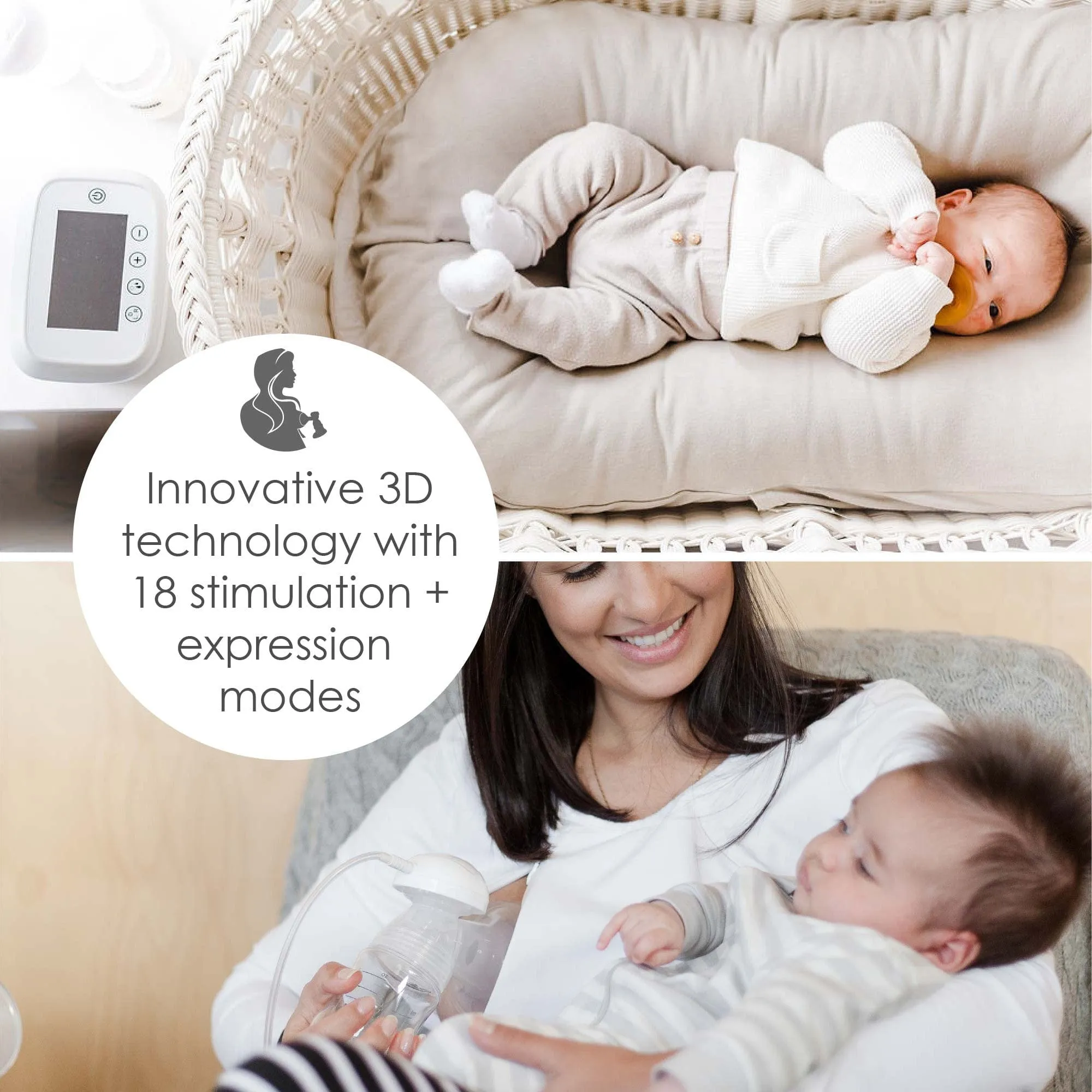 Crane Rechargeable Breast Pump, Dual Mode