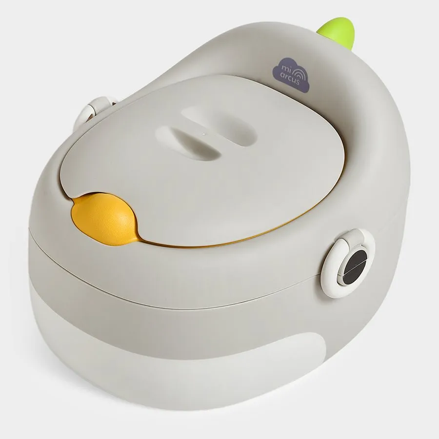Cuddle Grey Baby Potty Seat with Step Stool
