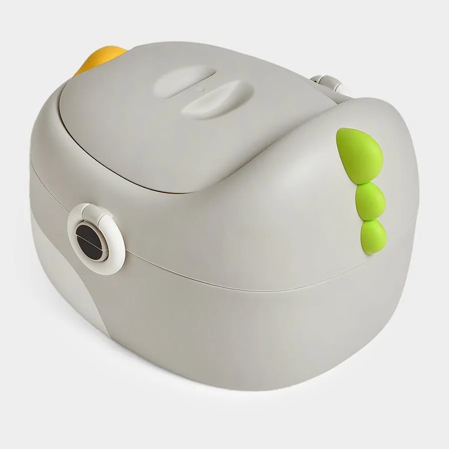 Cuddle Grey Baby Potty Seat with Step Stool