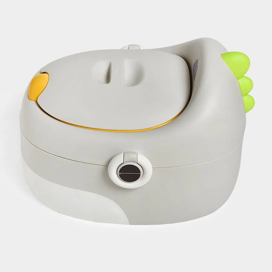 Cuddle Grey Baby Potty Seat with Step Stool