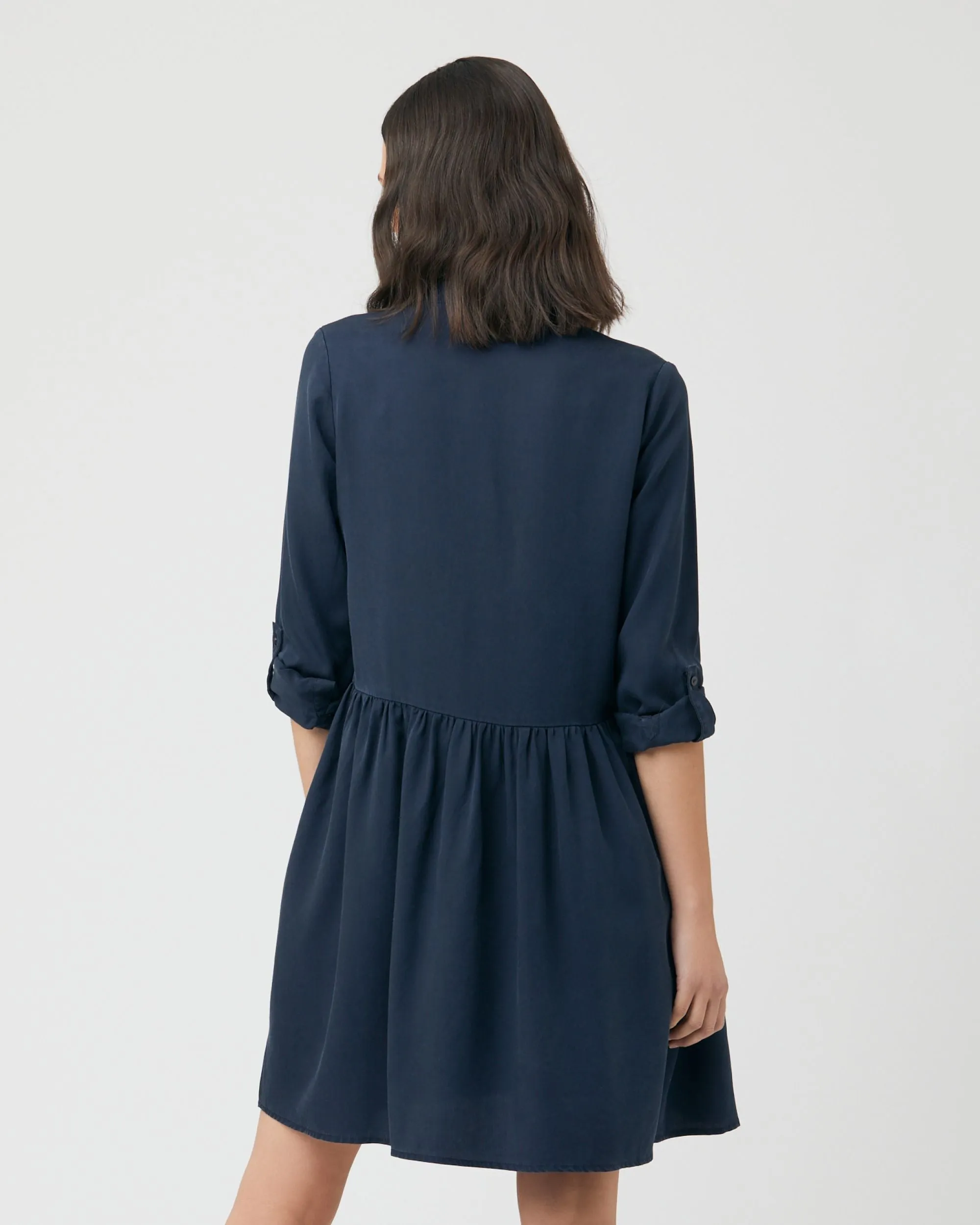 Demi Tencel Dress Navy