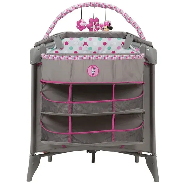 Disney Baby Sweet Wonder Play Yard with Bassinet & Storage - Minnie Dotty