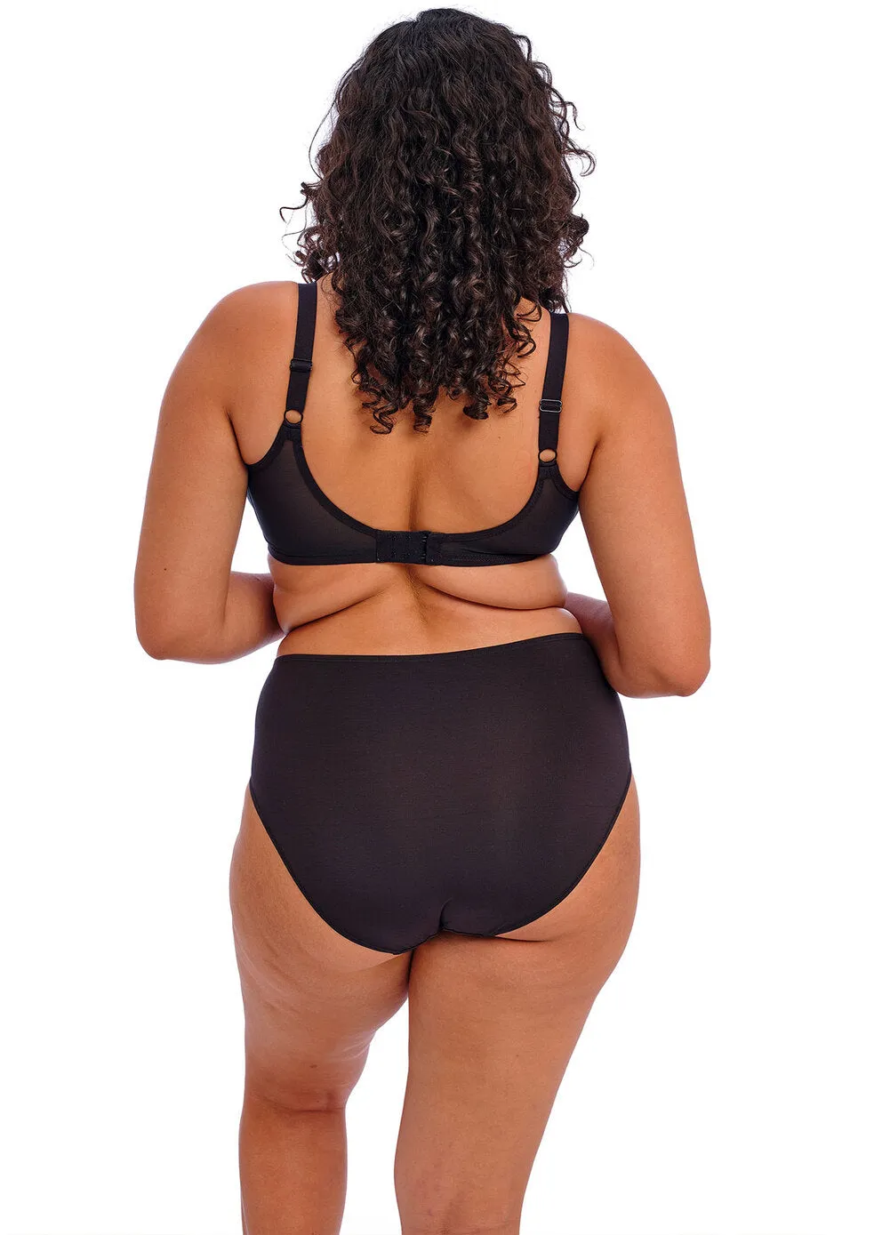 Elomi Smooth Seamless Non-Padded Underwire T-Shirt Bra (Nude   Black   Red)
