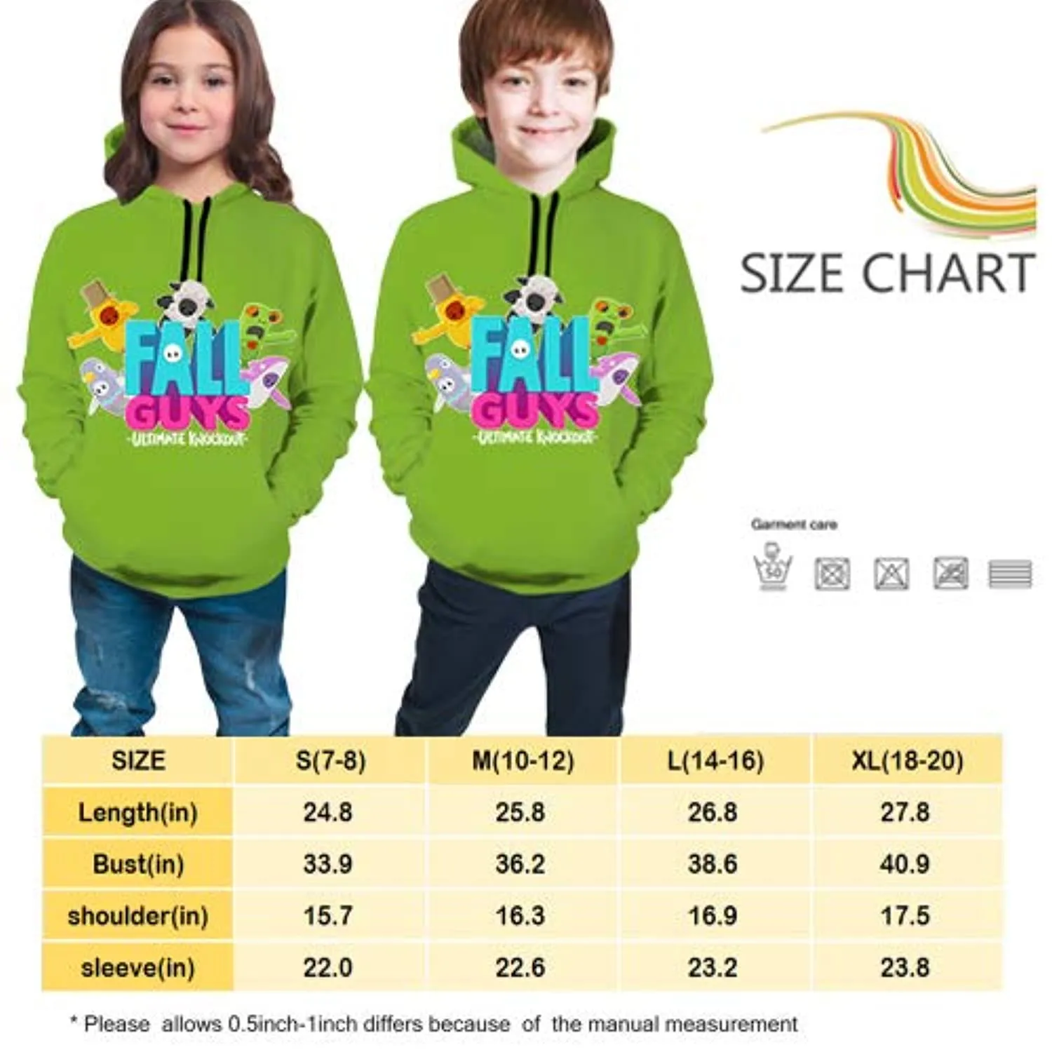 Fall Guys Hoodies - Teens 3D Hooded Sweatshirt