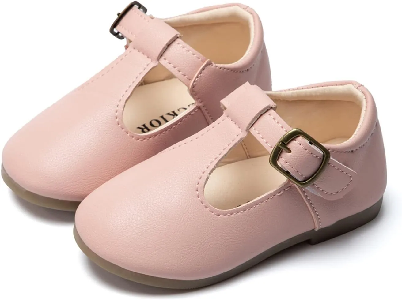 Girls Mary Jane Dress Flat Shoes School niform T-Strap Ballet Flat Toddler Little Kid Performance Shoes Toddler Girl