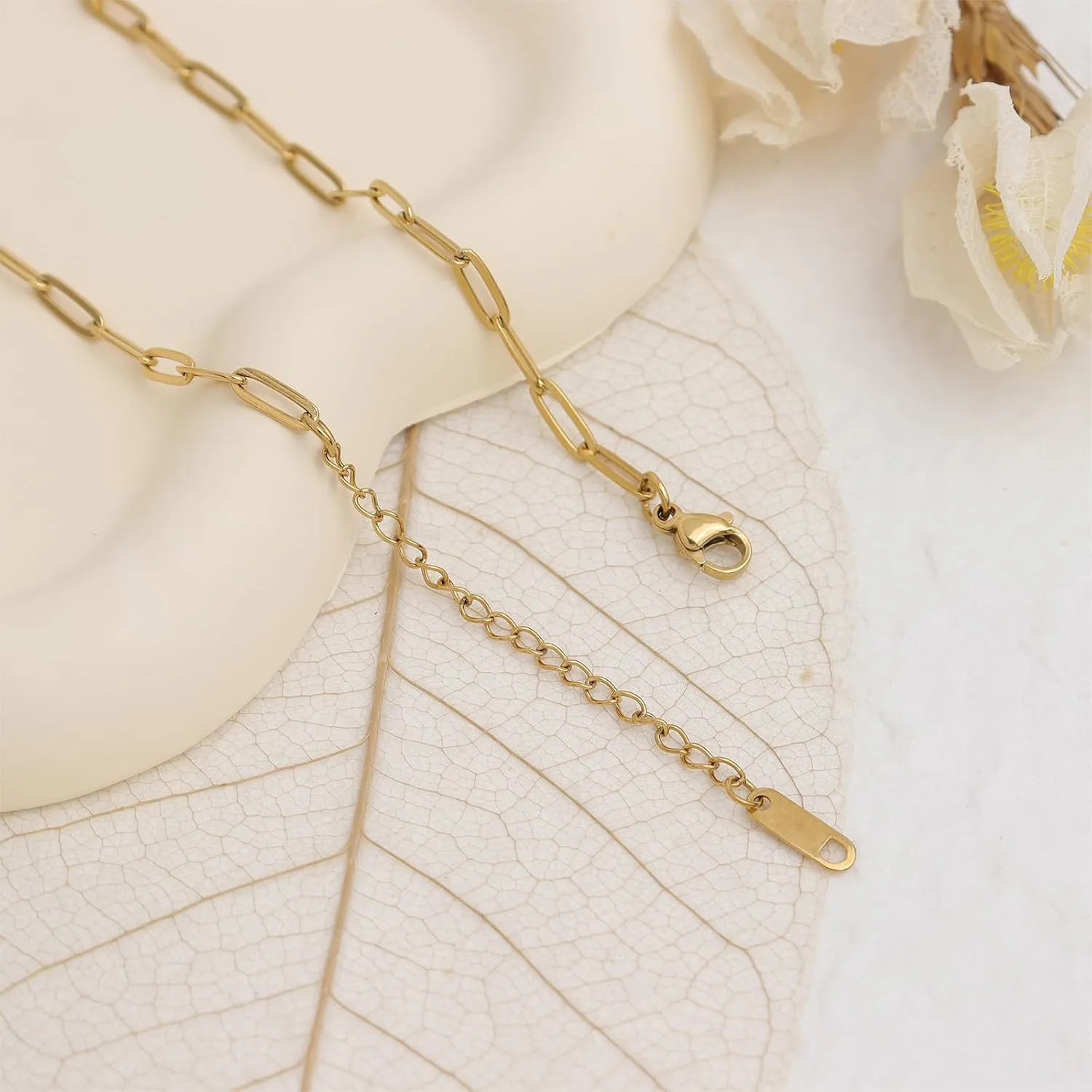 Gold Charm Pendent Choker Necklace for Woman, Boho Dainty Gemstone CZ Rhinestone Dangle Chain Necklaces Prom Fashion Jewelry Wedding Gift
