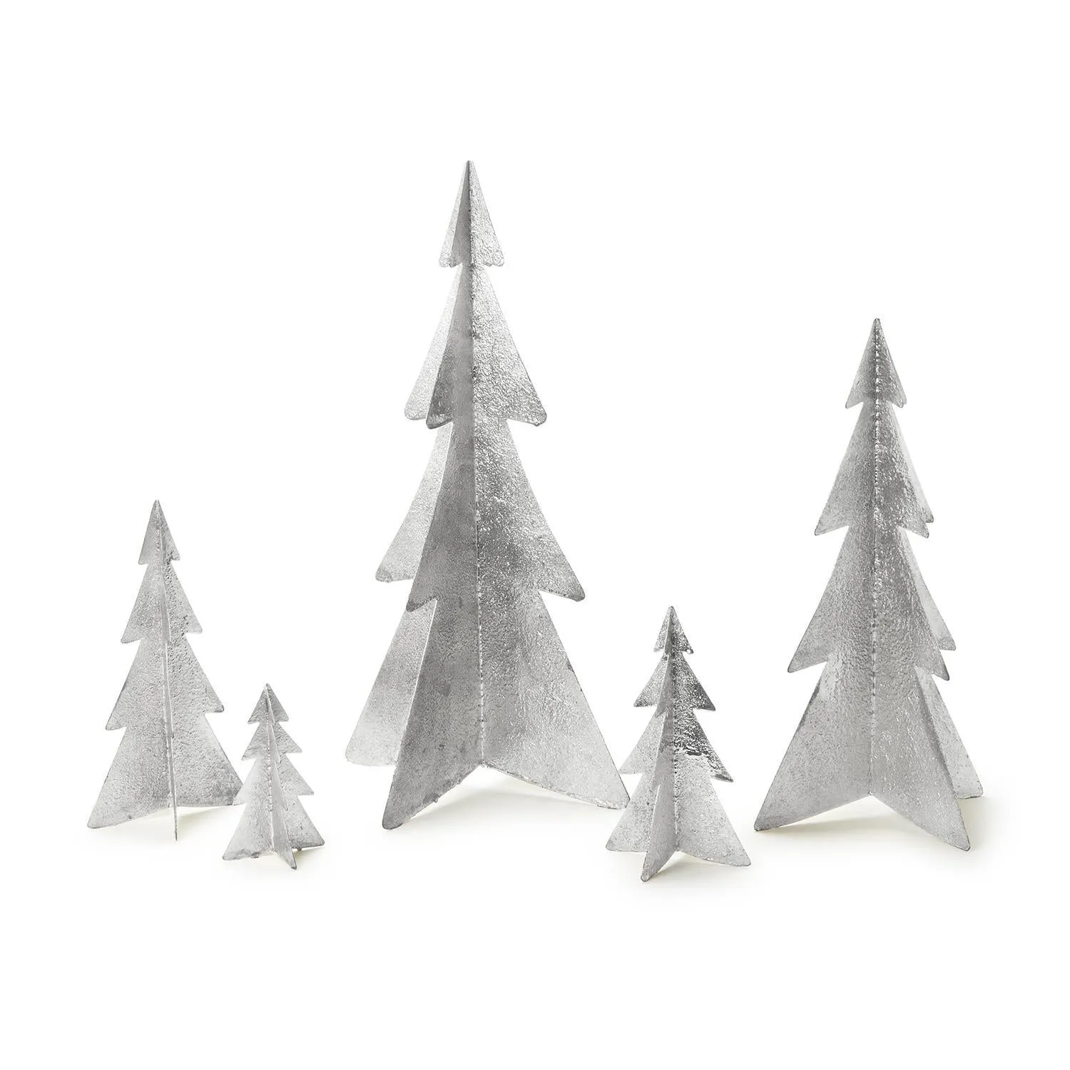 Hand-Crafted Silver Trees