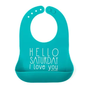 Hello Saturday Bib