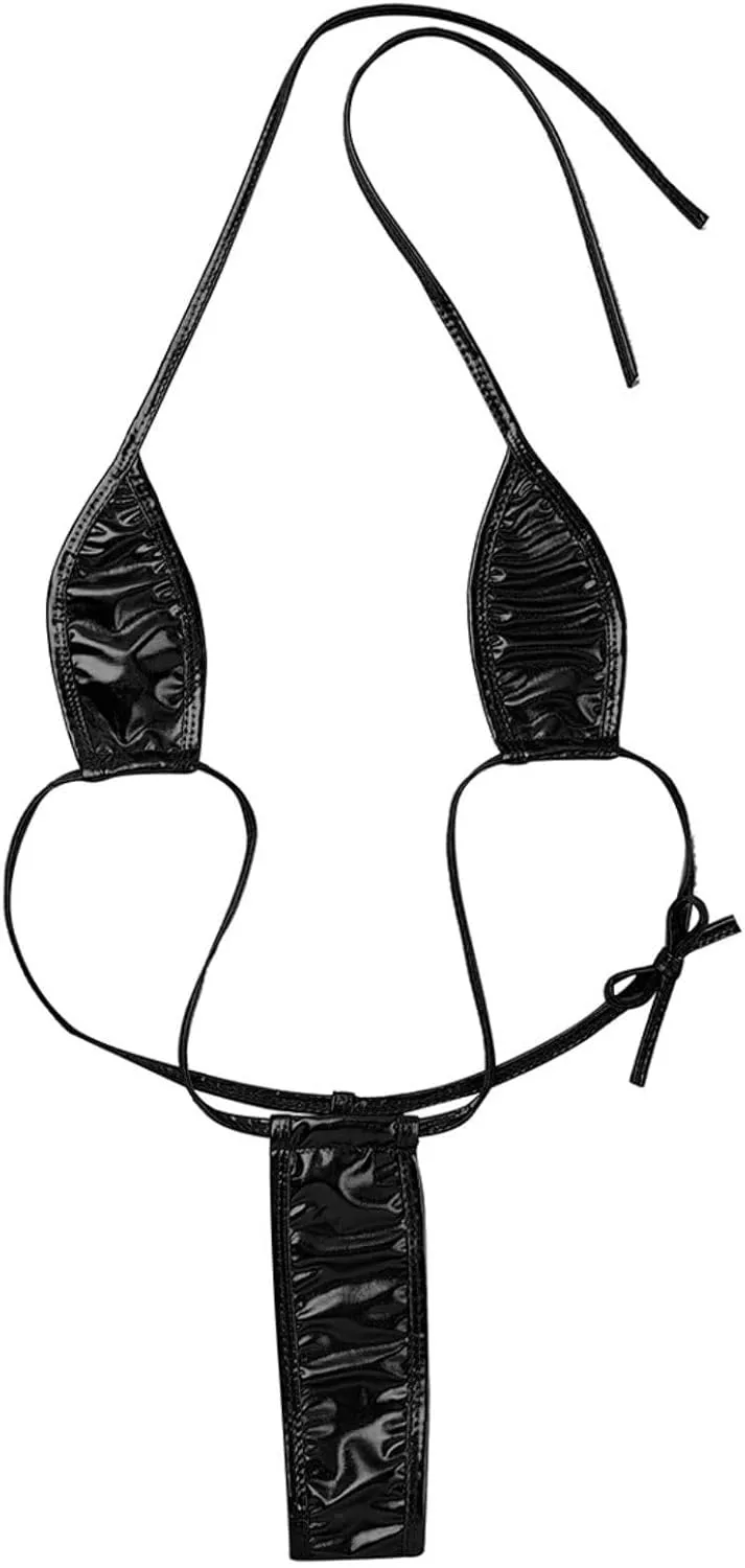 HiSexy Women Slingshot Bikini Halter Lingerie Set Exotic Sexy Swimwear One Piece Monokini Swimsuits for Women