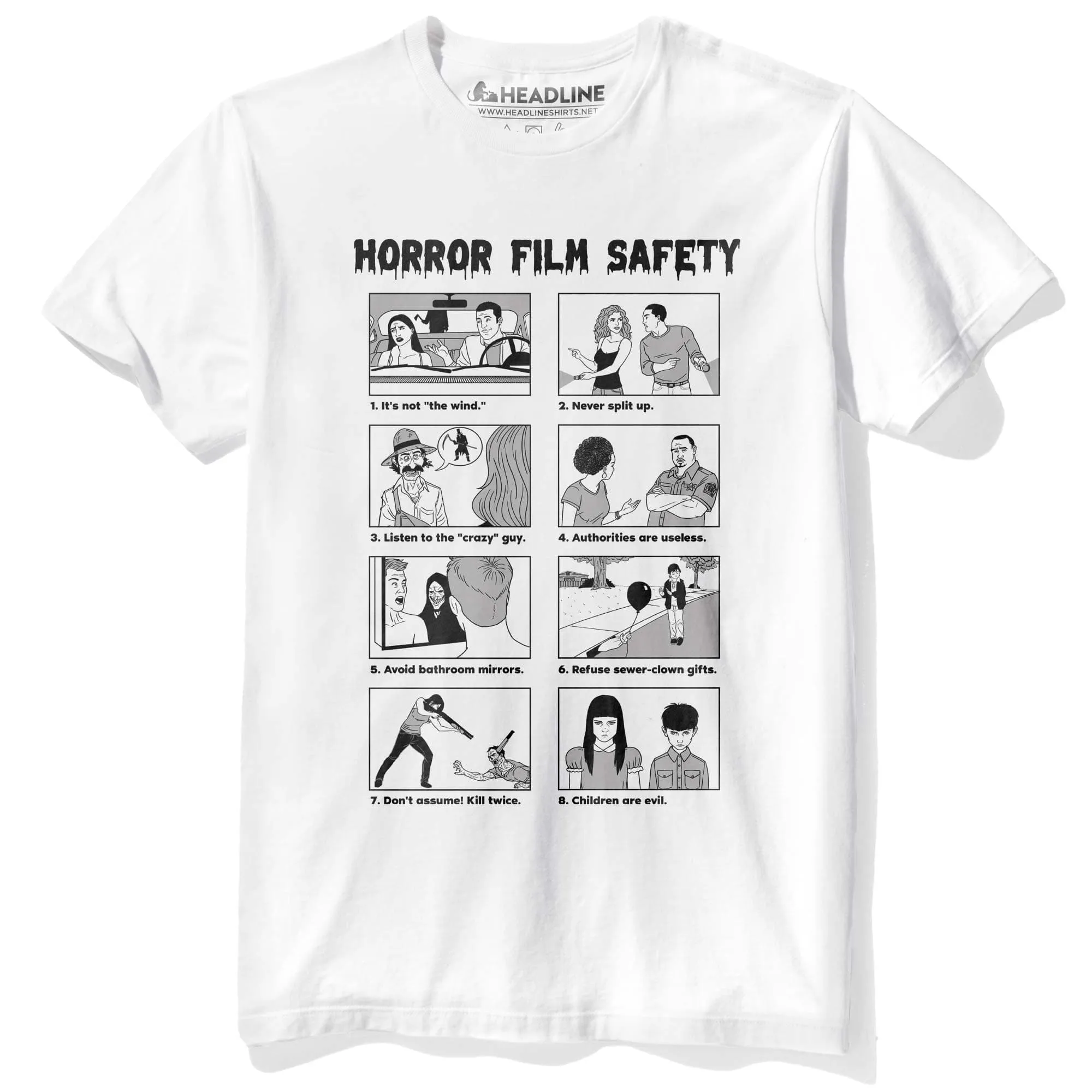 Horror Film Safety Guide T-Shirt