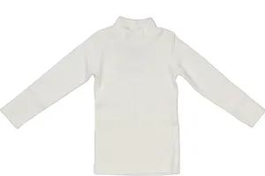 JayBee Ribbed Mockneck Winter White