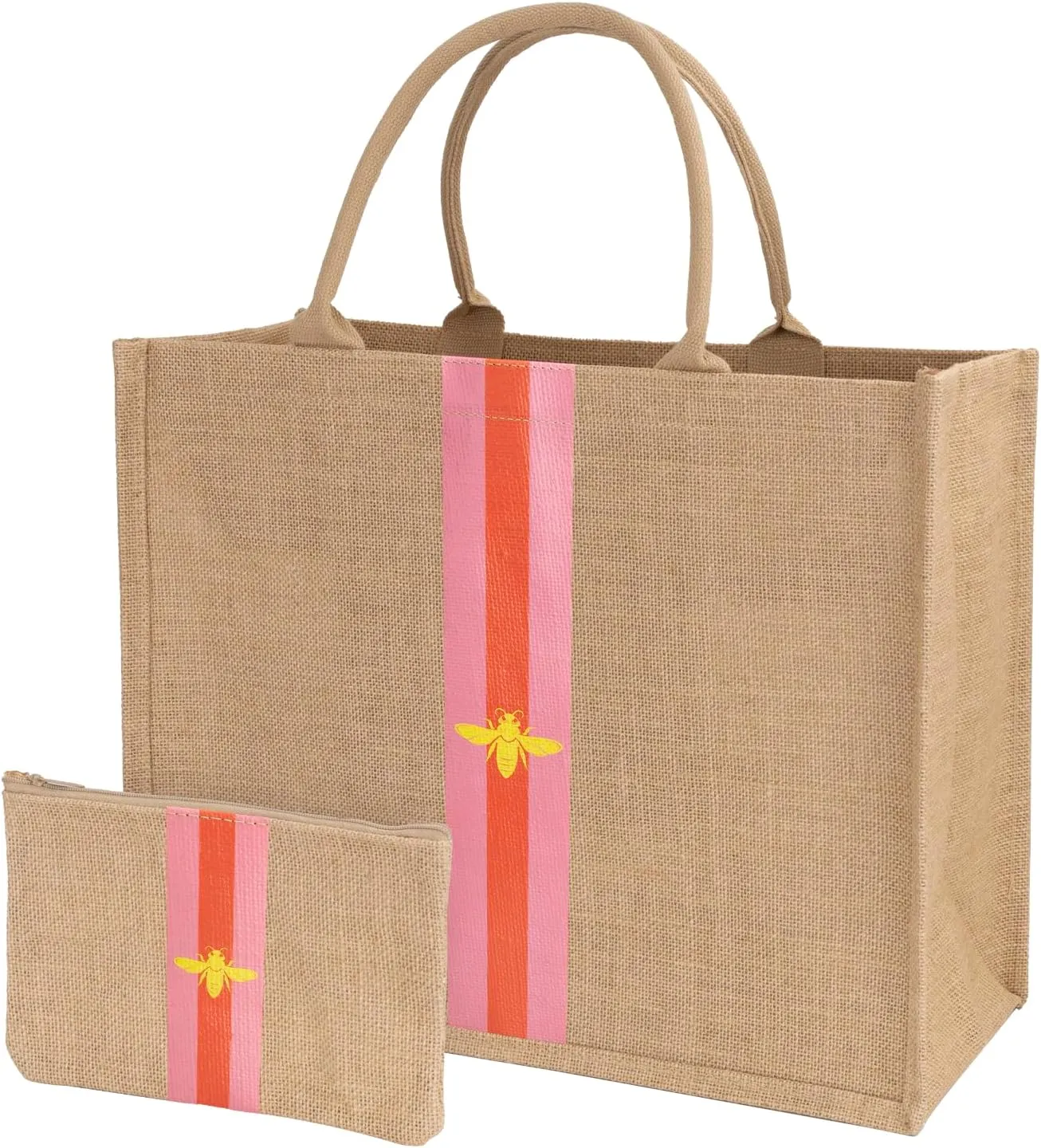 Large Beach Bag Jute Woven Tote