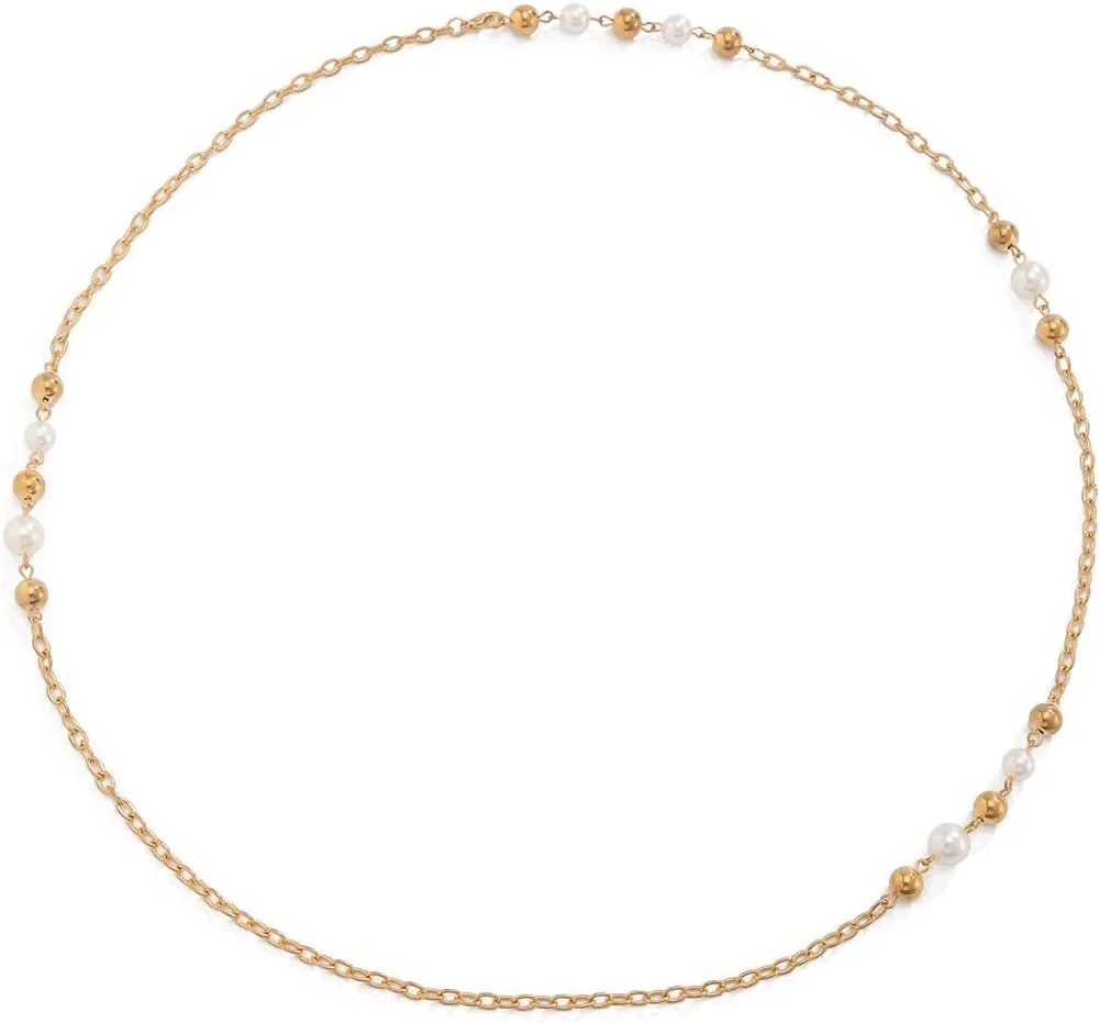 Long Pearl Necklaces for Women Layered Pearl Necklace Chunky Pearl Necklace Jewelry