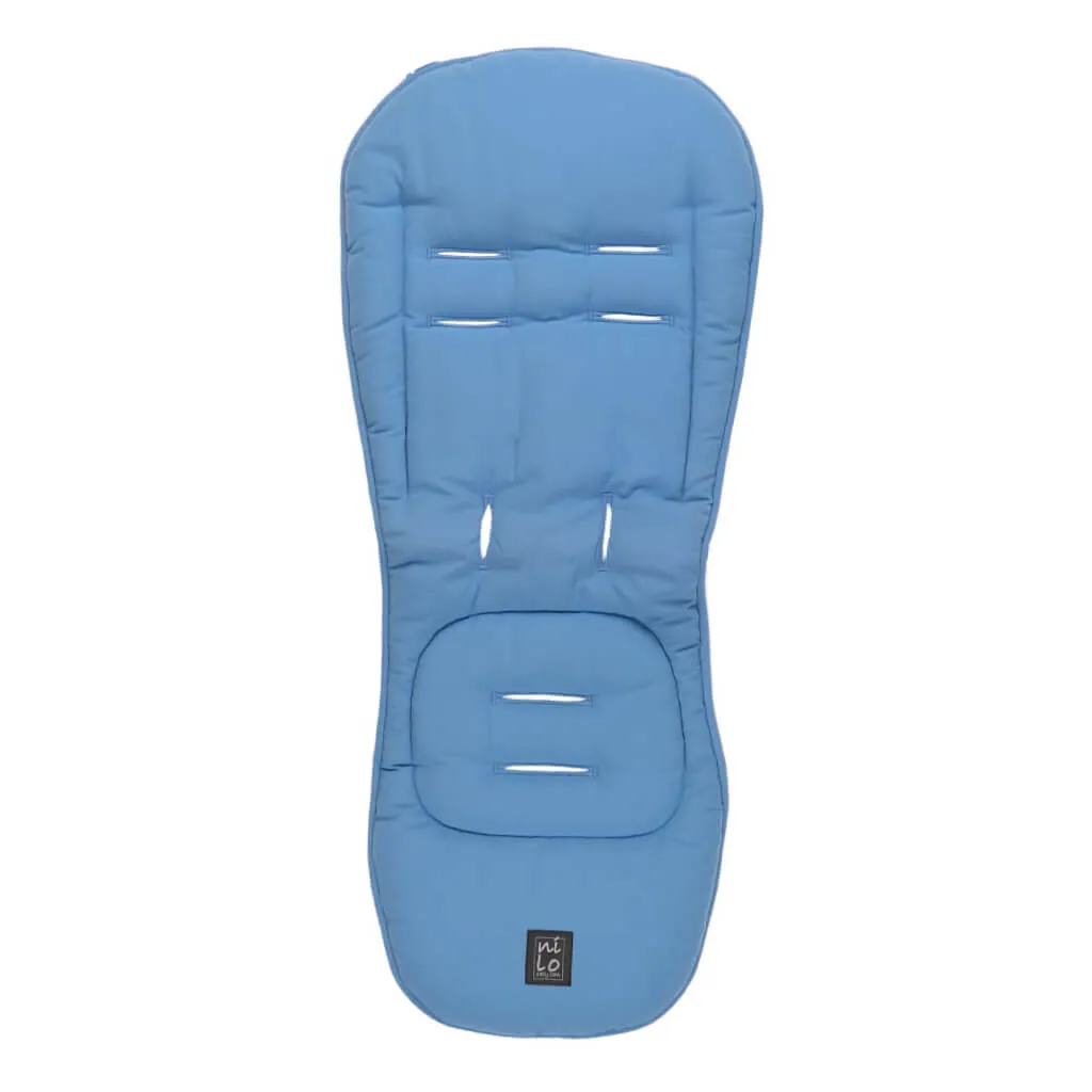 Long Stroller Mat Solid Light Blue