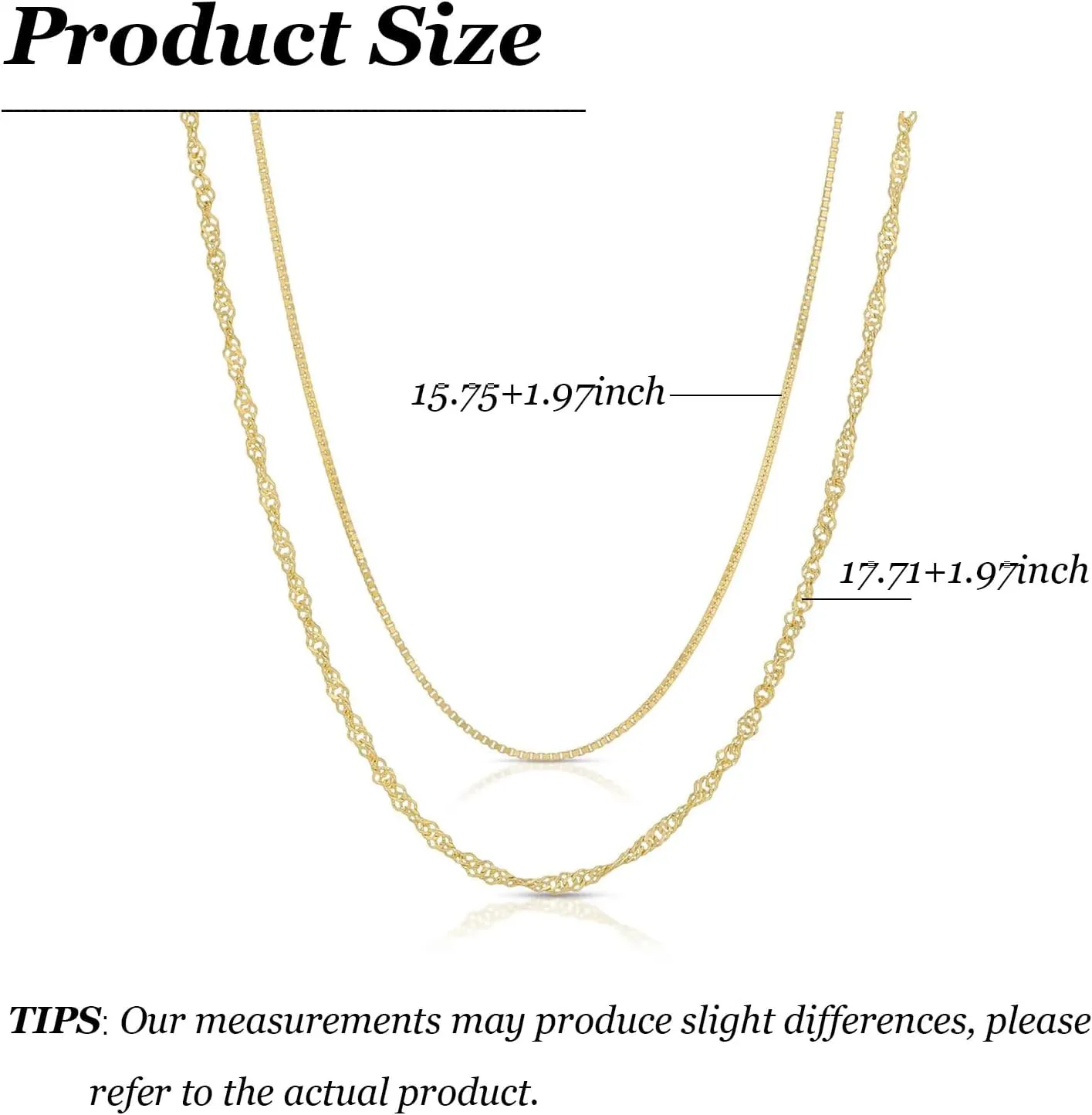 Long tiantian Stacked Necklaces for Women Gold Layering Necklaces for Women Dainty Herringbone Paperclip Chain Necklace Set Gold Jewelry Trendy 2025