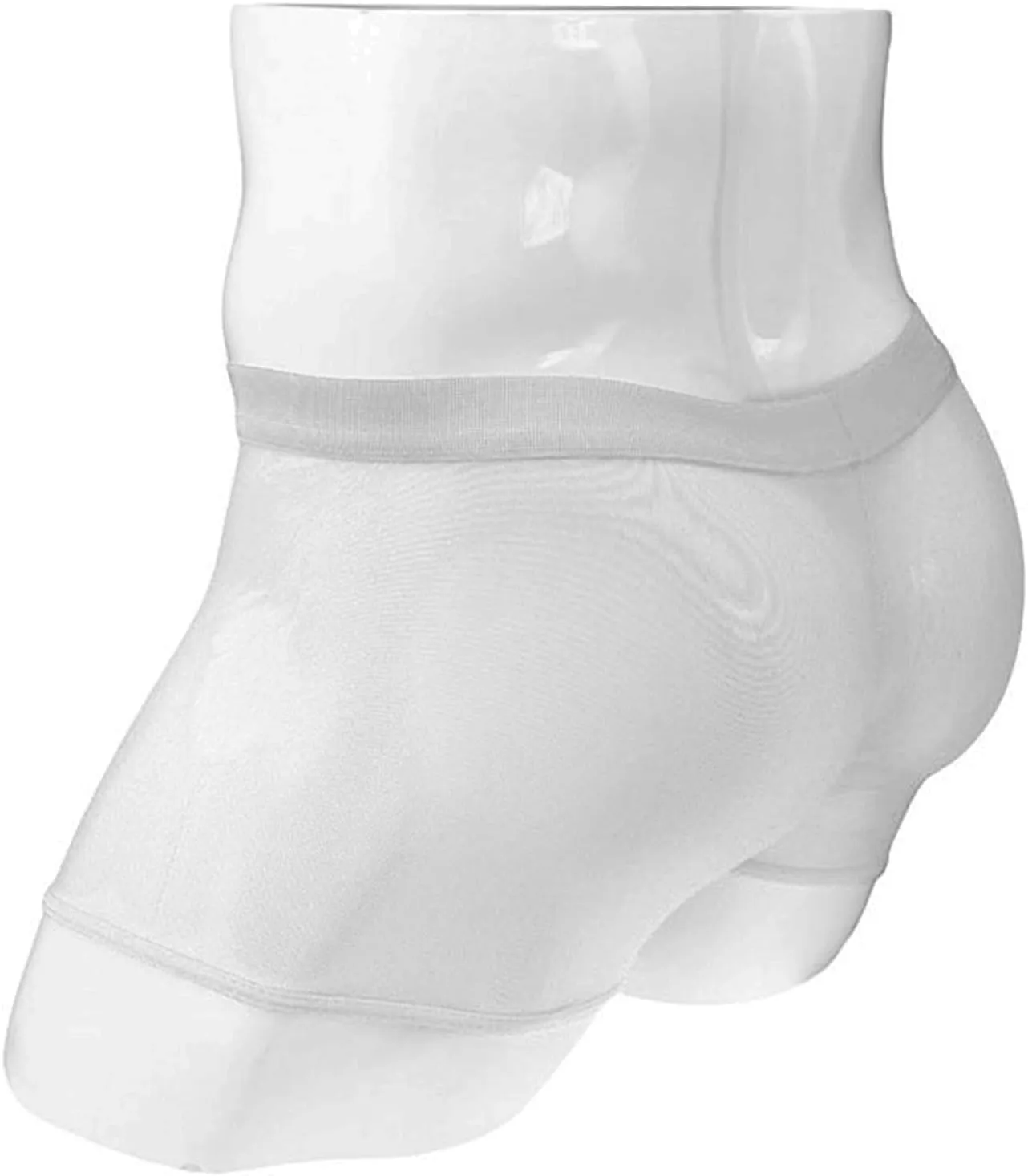 Men Mesh Zipper Transparent Boxer Brief Low Rise Patent Leather Underpants Sexy See Through Lingerie Thongs Clubwear