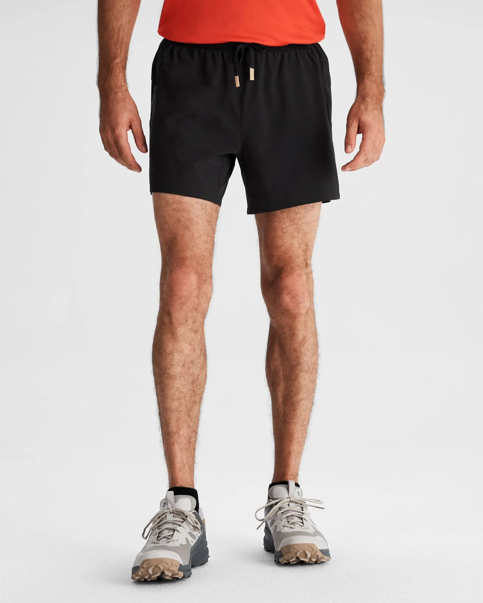 Men's Seeker Lined 5 inch Shorts - Black Stingray