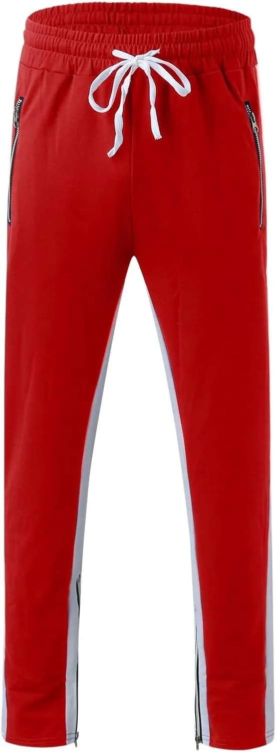 Mens Workout Cargo Sweatpants Lined Sweatpants Thicken Active Jogging Workout Trousers Casual Cargo Pants Sweatpants
