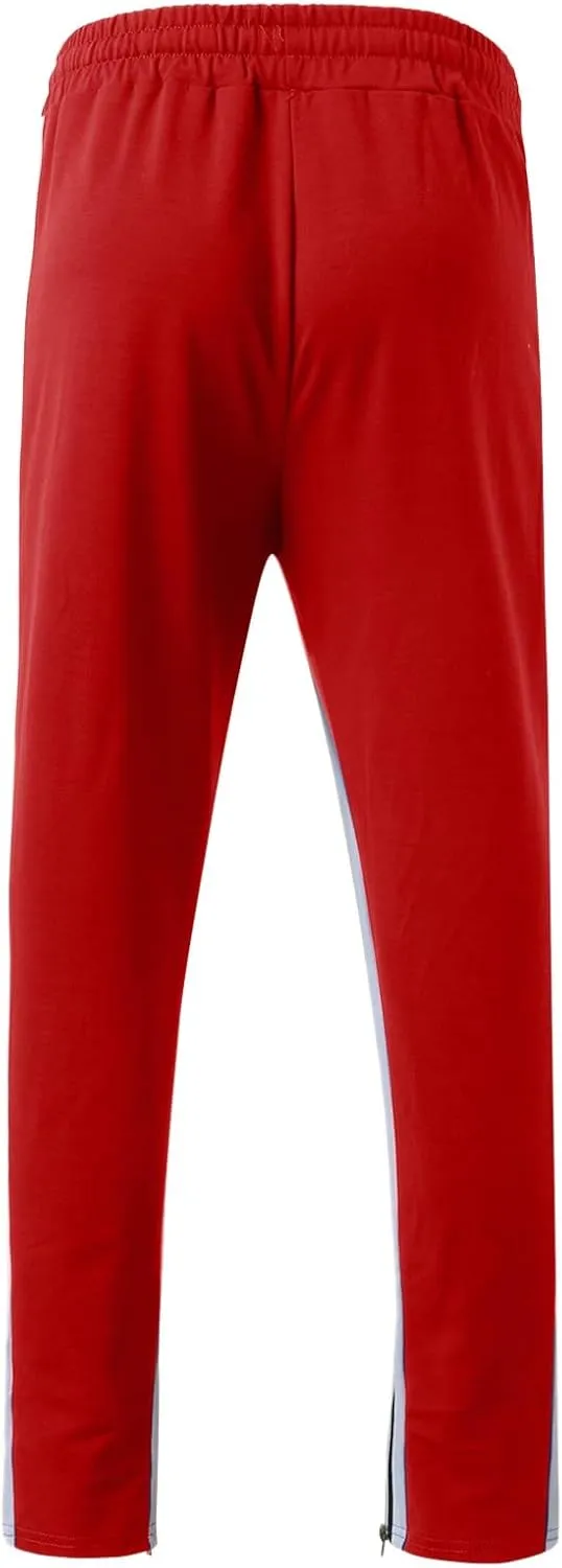 Mens Workout Cargo Sweatpants Lined Sweatpants Thicken Active Jogging Workout Trousers Casual Cargo Pants Sweatpants