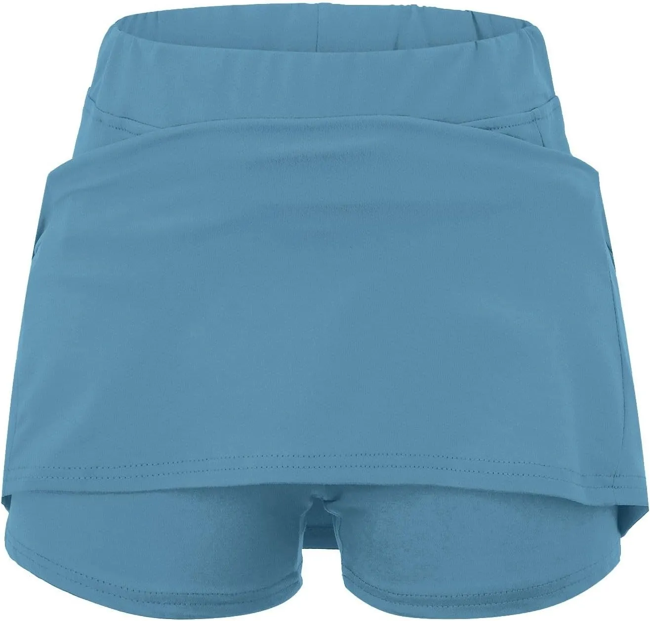 Mini Skorts for Women Elastic Waist Plus Size Skirts for Women Trendy Casual Tennis Skirt with Pockets Tummy Control