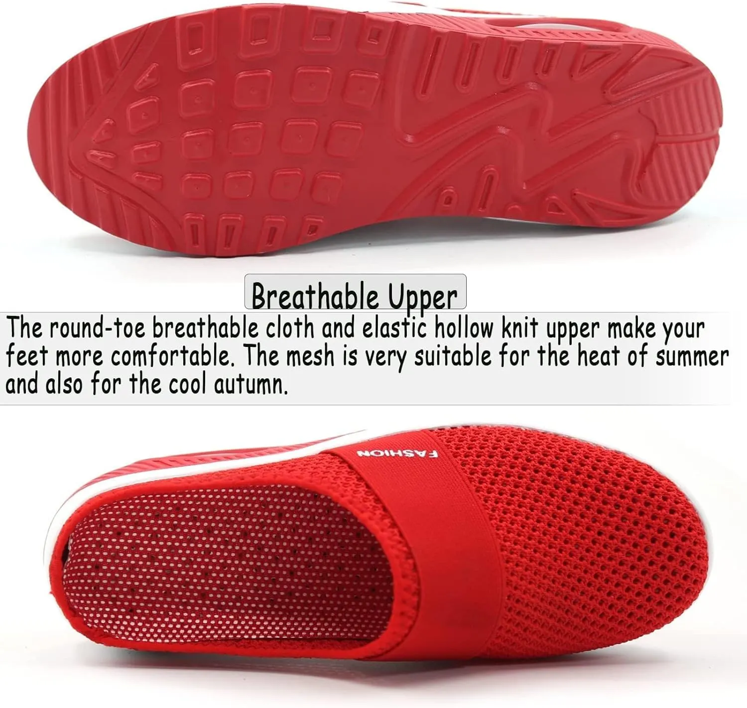 Mules for Women 2025 Orthotic Sandals Wide Feet Backless Walking Sneakers Slip On Closed Toe Shoes Comfortable Breathable Mesh Slippers Orthopedic Diabetic Shoes Beach Slippers
